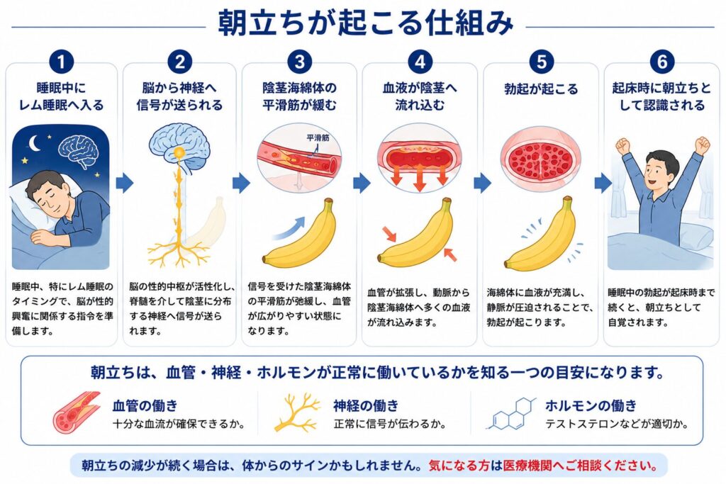 朝立ちが起こる仕組み